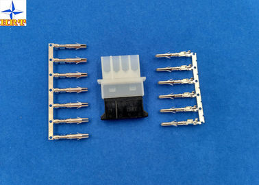 中国 スズメッキをされた真鍮の接触が付いている4つの回路を収納する5.08mmピッチのメス コネクタの男性のひだ 工場